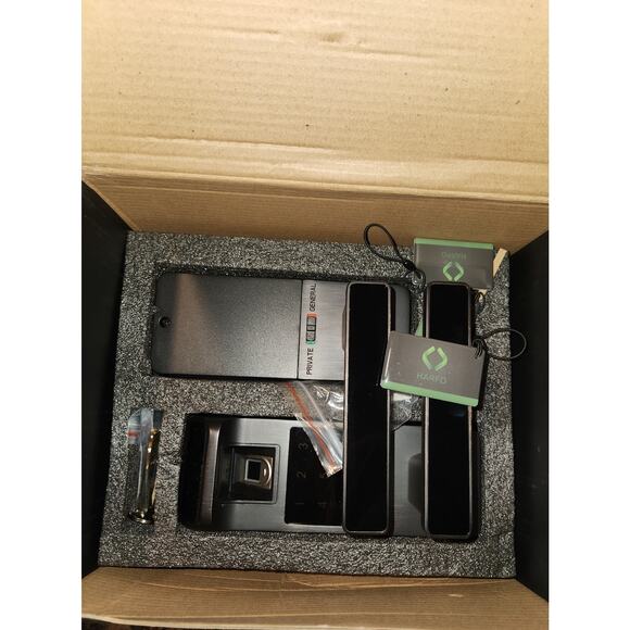 HARFO A01 Fingerprint and Touchscreen Keyless Smart Lever Door Lock Aged Bronze - Picture 6 of 6